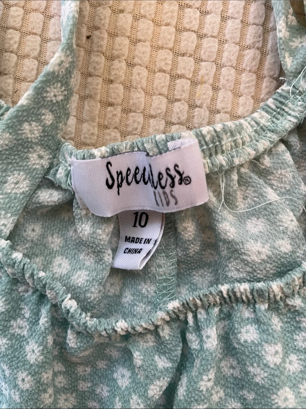 Speechless Mint Green Floral Girls Matching Top and Skort Set